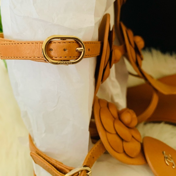 SOLD!🍾🥂3xHost Pick🥳Chanel Camilla Sandals - Picture 8 of 12